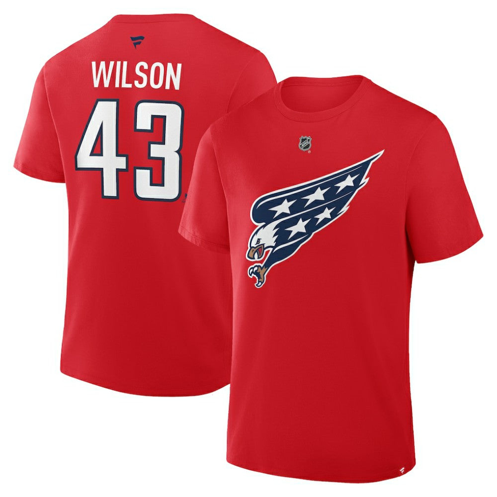 Tom Wilson Washington Capitals Fanatics Authentic Stack Name & Number T-Shirt - Red | Fanatics discount