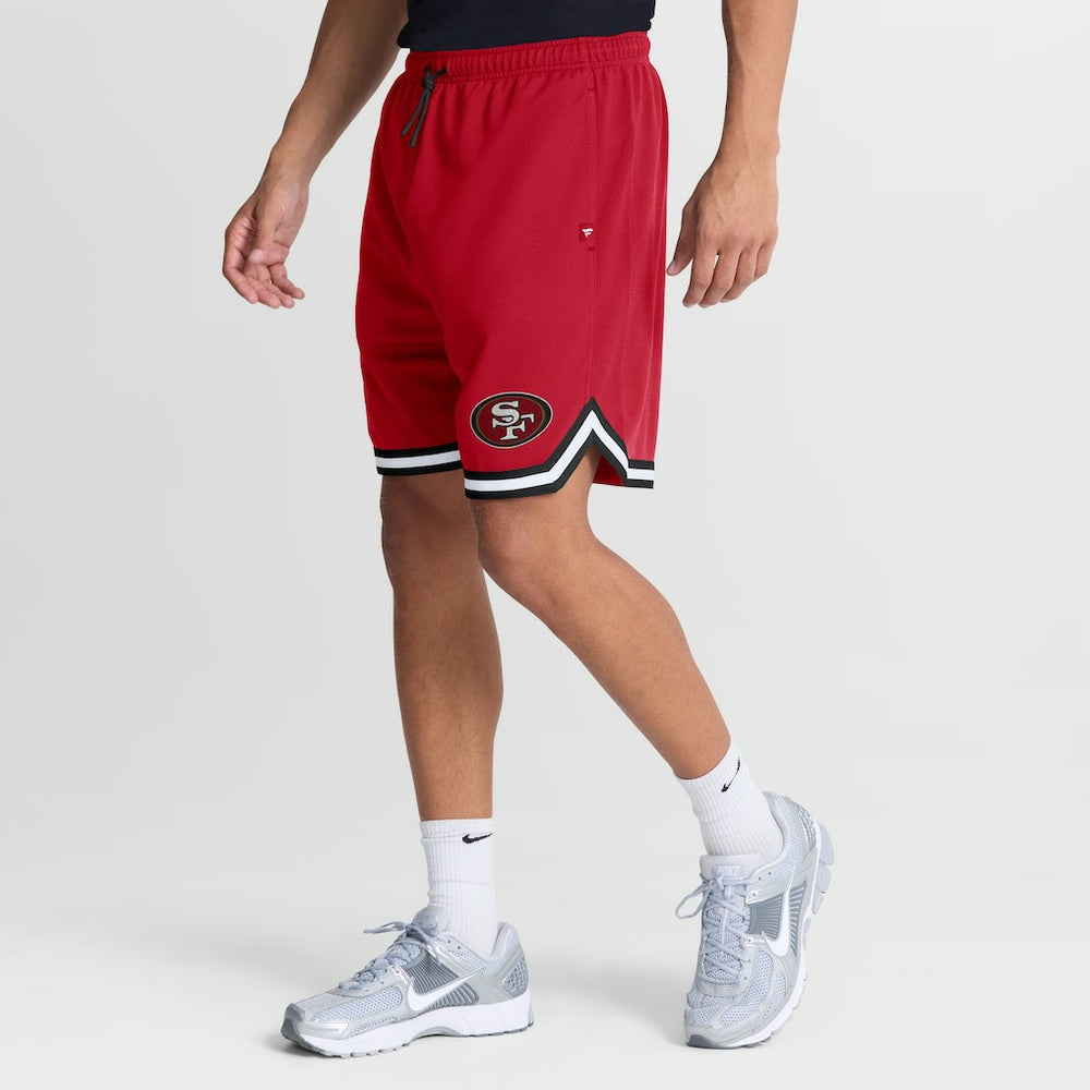 San Francisco 49ers Fearless Drive Shorts - Scarlet - Fanatics