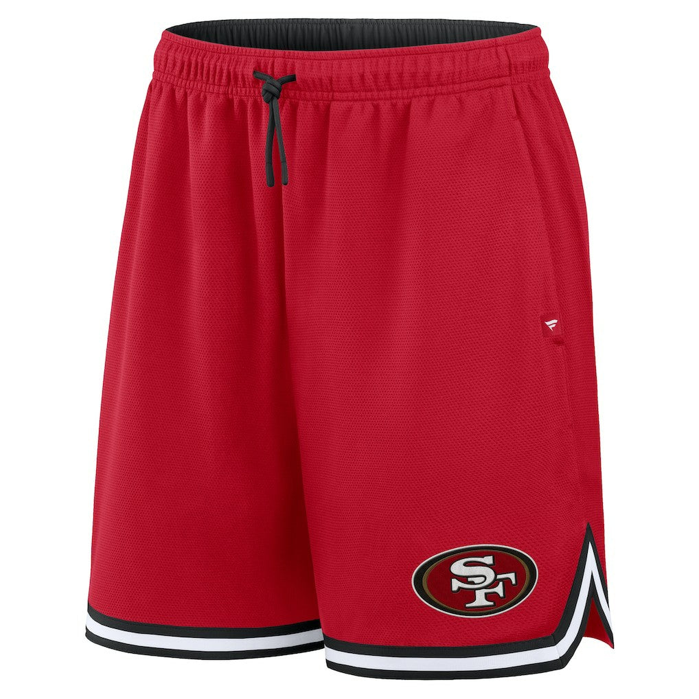 San Francisco 49ers Fearless Drive Shorts - Scarlet - Fanatics