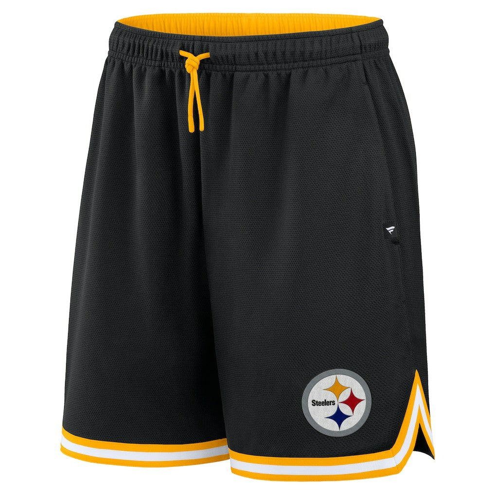 Pittsburgh Steelers Fearless Drive Shorts - Black - Fanatics