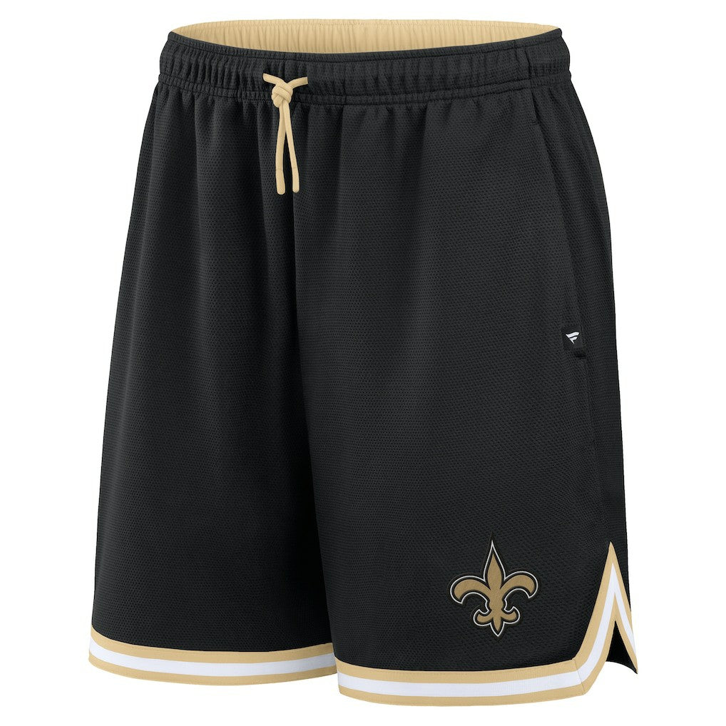 New Orleans Saints Fearless Drive Shorts - Black - Fanatics