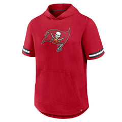 Tampa Bay Buccaneers Optimal Play Short Sleeve Hooded T-Shirt - Red - Fanatics