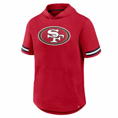 San Francisco 49ers Optimal Play Short Sleeve Hooded T-Shirt - Scarlet - Fanatics