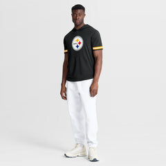 Pittsburgh Steelers Optimal Play Short Sleeve Hooded T-Shirt - Black - Fanatics