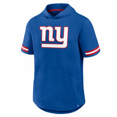New York Giants Optimal Play Short Sleeve Hooded T-Shirt - Royal - Fanatics