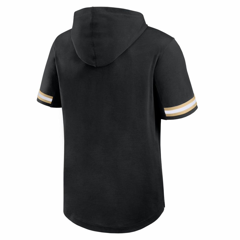New Orleans Saints Optimal Play Short Sleeve Hooded T-Shirt - Black - Fanatics