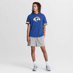 Los Angeles Rams Optimal Play Short Sleeve Hooded T-Shirt - Royal - Fanatics