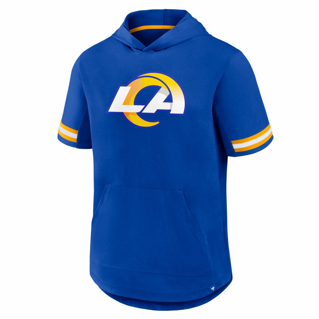 Los Angeles Rams Optimal Play Short Sleeve Hooded T-Shirt - Royal - Fanatics