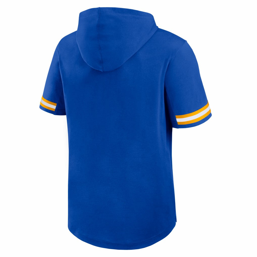 Los Angeles Rams Optimal Play Short Sleeve Hooded T-Shirt - Royal - Fanatics