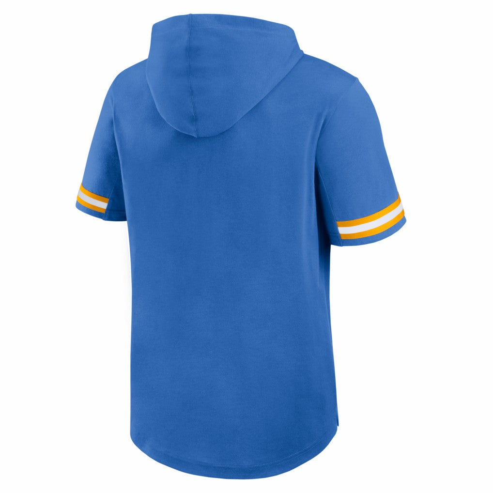 Los Angeles Chargers Optimal Play Short Sleeve Hooded T-Shirt - Powder Blue - Fanatics