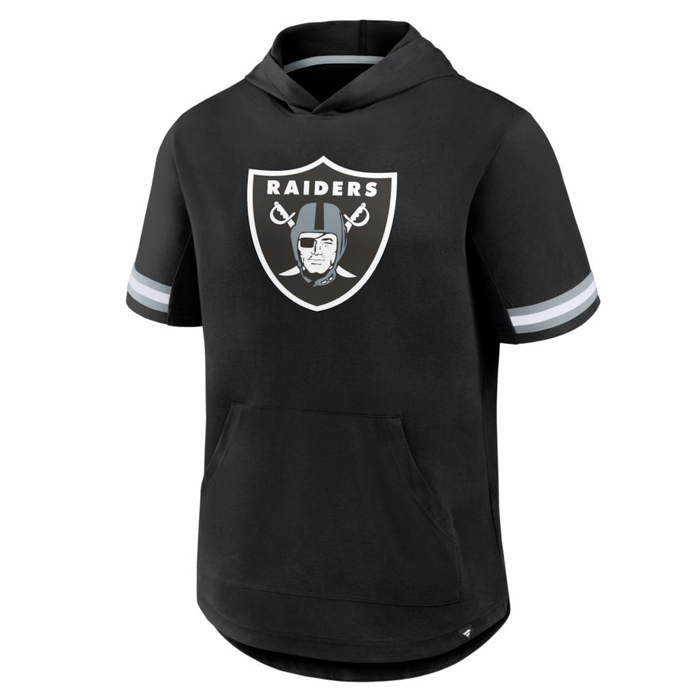 Las Vegas Raiders Optimal Play Short Sleeve Hooded T-Shirt - Black - Fanatics