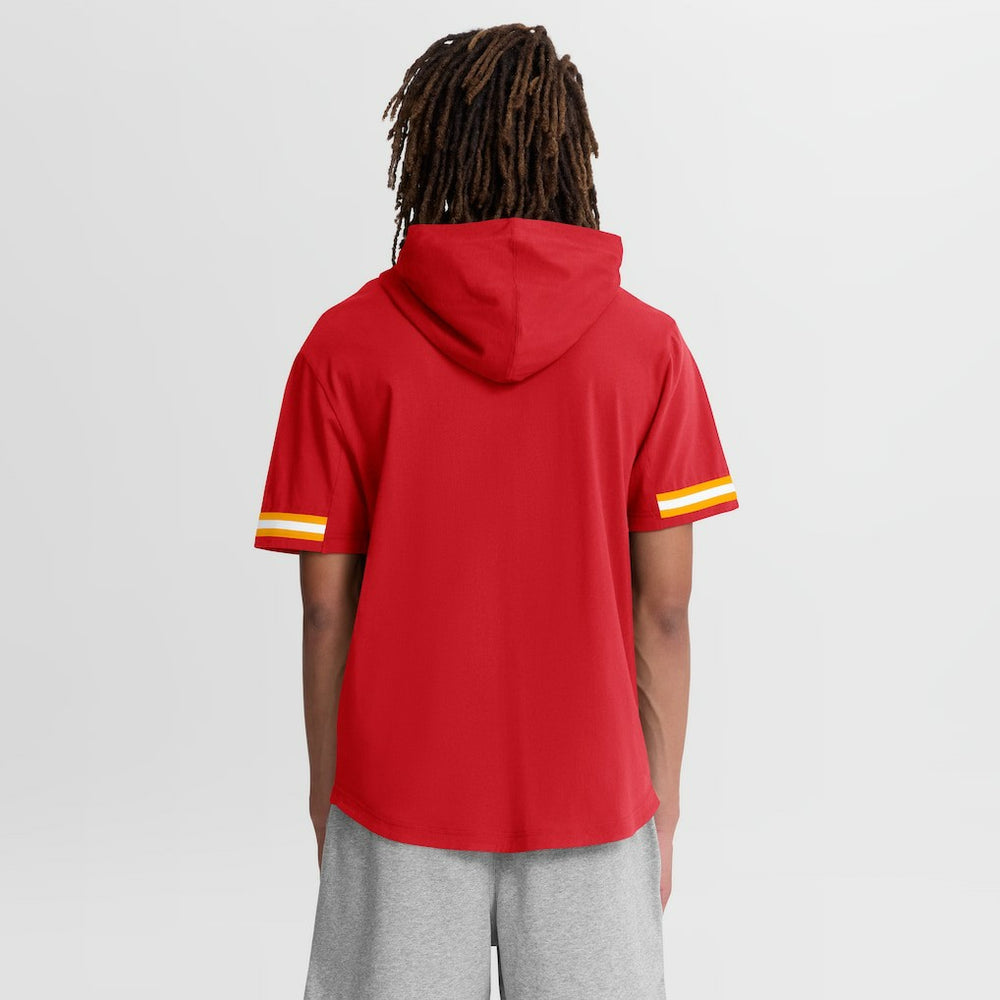 Kansas City Chiefs Optimal Play Short Sleeve Hooded T-Shirt - Red - Fanatics