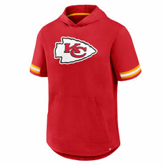 Kansas City Chiefs Optimal Play Short Sleeve Hooded T-Shirt - Red - Fanatics