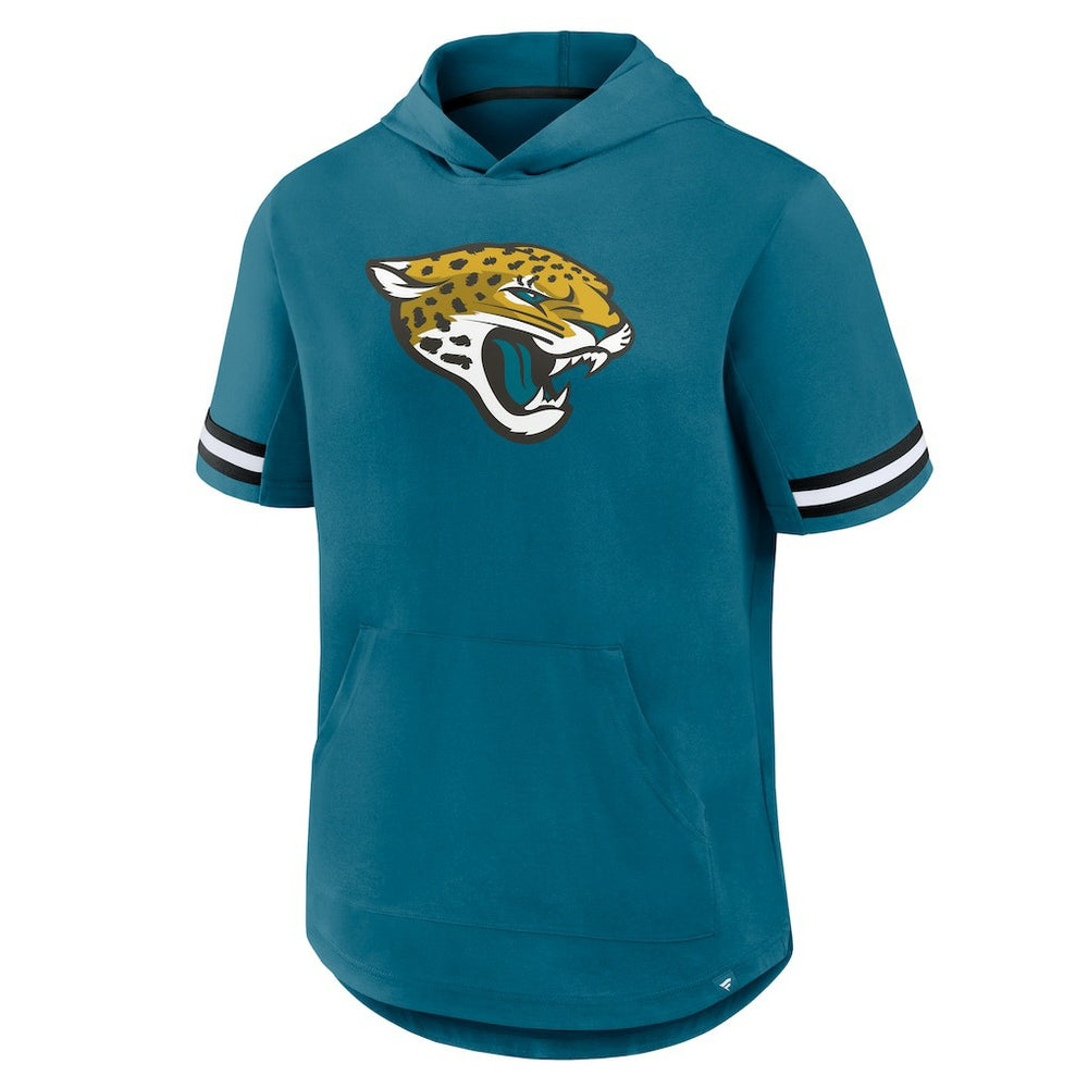 Jacksonville Jaguars Optimal Play Short Sleeve Hooded T-Shirt - Teal - Fanatics