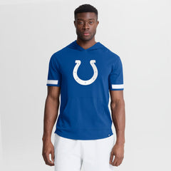 Indianapolis Colts Optimal Play Short Sleeve Hooded T-Shirt - Royal - Fanatics