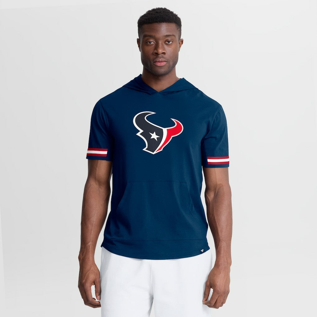 Houston Texans Optimal Play Short Sleeve Hooded T-Shirt - Navy - Fanatics