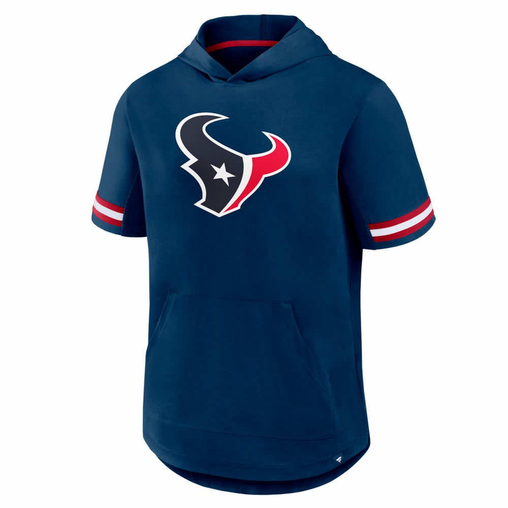 Houston Texans Optimal Play Short Sleeve Hooded T-Shirt - Navy - Fanatics