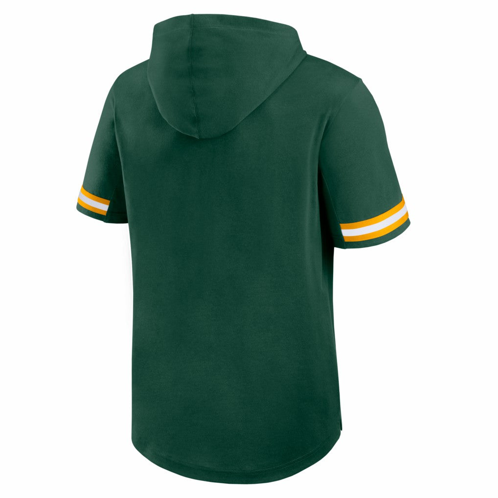 Green Bay Packers Optimal Play Short Sleeve Hooded T-Shirt - Green - Fanatics