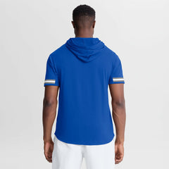 Detroit Lions Optimal Play Short Sleeve Hooded T-Shirt - Blue - Fanatics