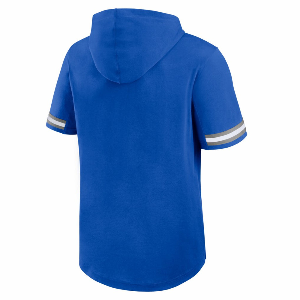 Detroit Lions Optimal Play Short Sleeve Hooded T-Shirt - Blue - Fanatics