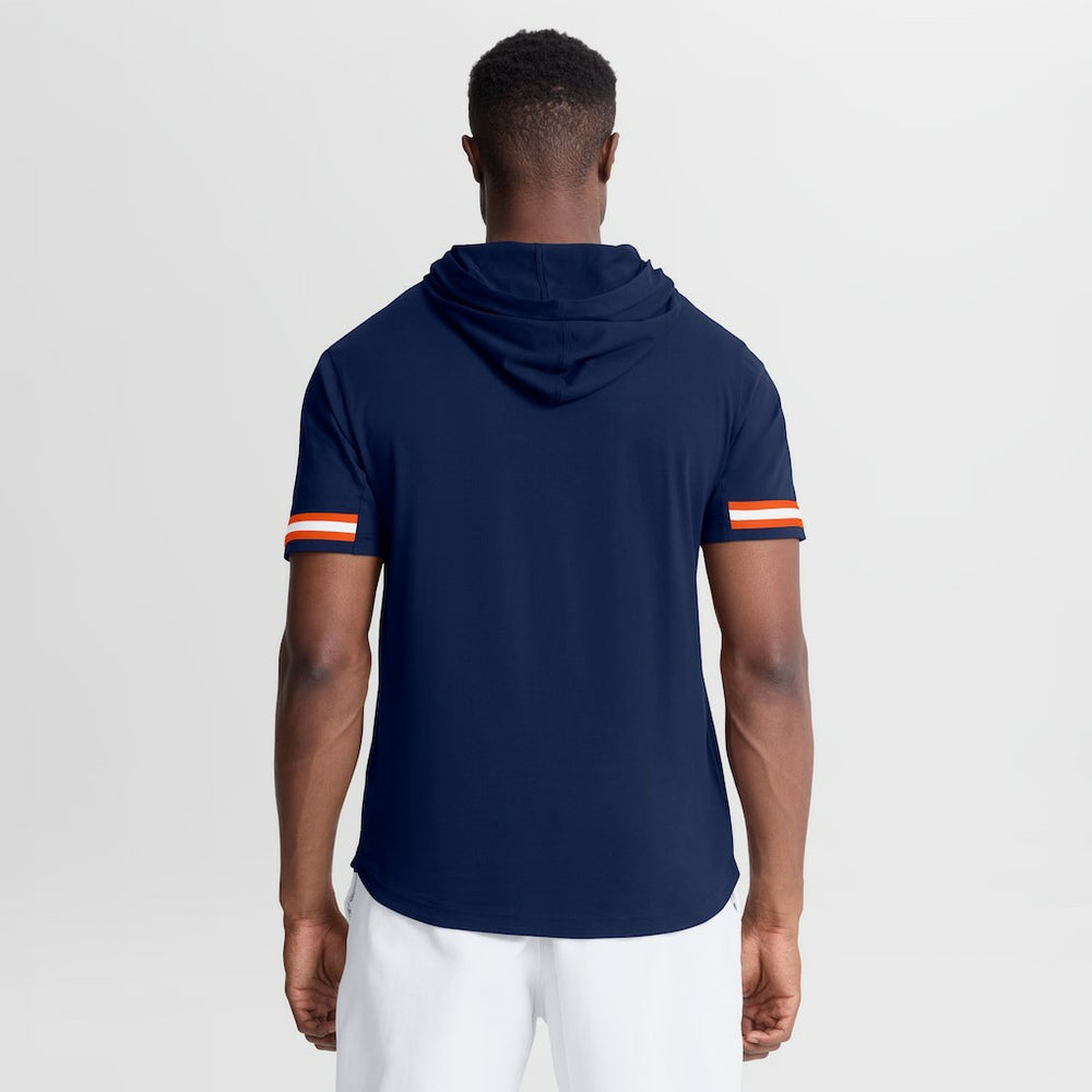Denver Broncos Optimal Play Short Sleeve Hooded T-Shirt - Navy - Fanatics