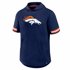 Denver Broncos Optimal Play Short Sleeve Hooded T-Shirt - Navy - Fanatics