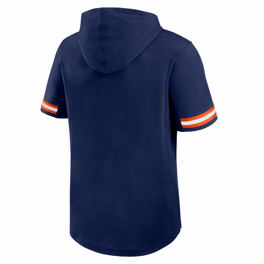 Denver Broncos Optimal Play Short Sleeve Hooded T-Shirt - Navy - Fanatics