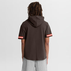 Cleveland Browns Optimal Play Short Sleeve Hooded T-Shirt - Brown - Fanatics