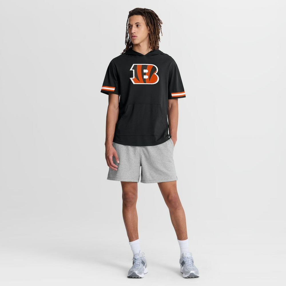 Cincinnati Bengals Optimal Play Short Sleeve Hooded T-Shirt - Black - Fanatics