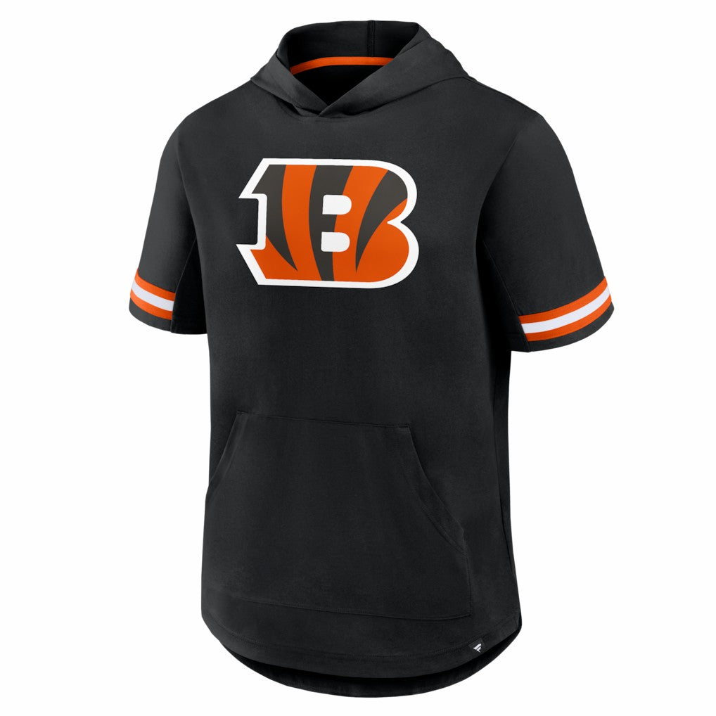 Cincinnati Bengals Optimal Play Short Sleeve Hooded T-Shirt - Black - Fanatics
