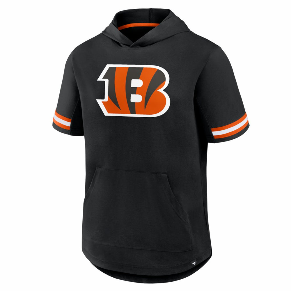 Cincinnati Bengals Optimal Play Short Sleeve Hooded T-Shirt - Black - Fanatics