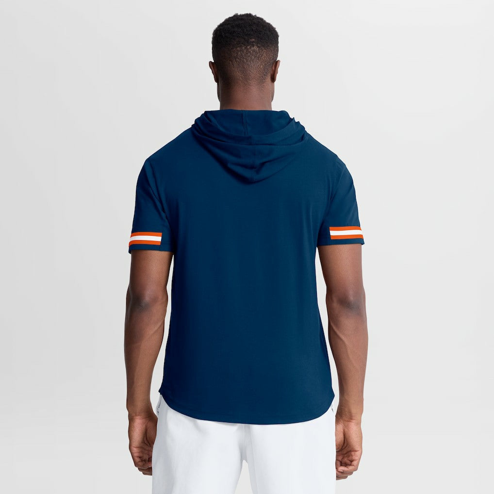 Chicago Bears Optimal Play Short Sleeve Hooded T-Shirt - Navy - Fanatics
