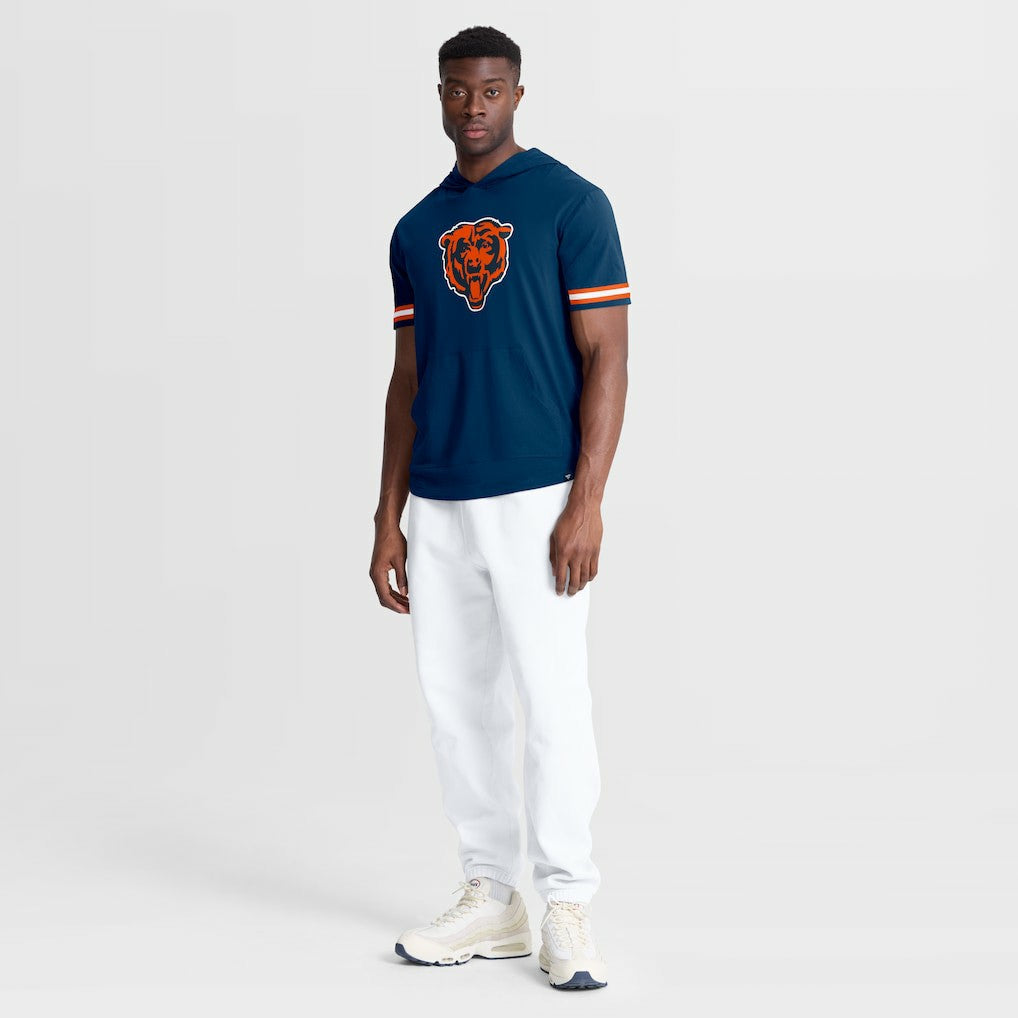 Chicago Bears Optimal Play Short Sleeve Hooded T-Shirt - Navy - Fanatics