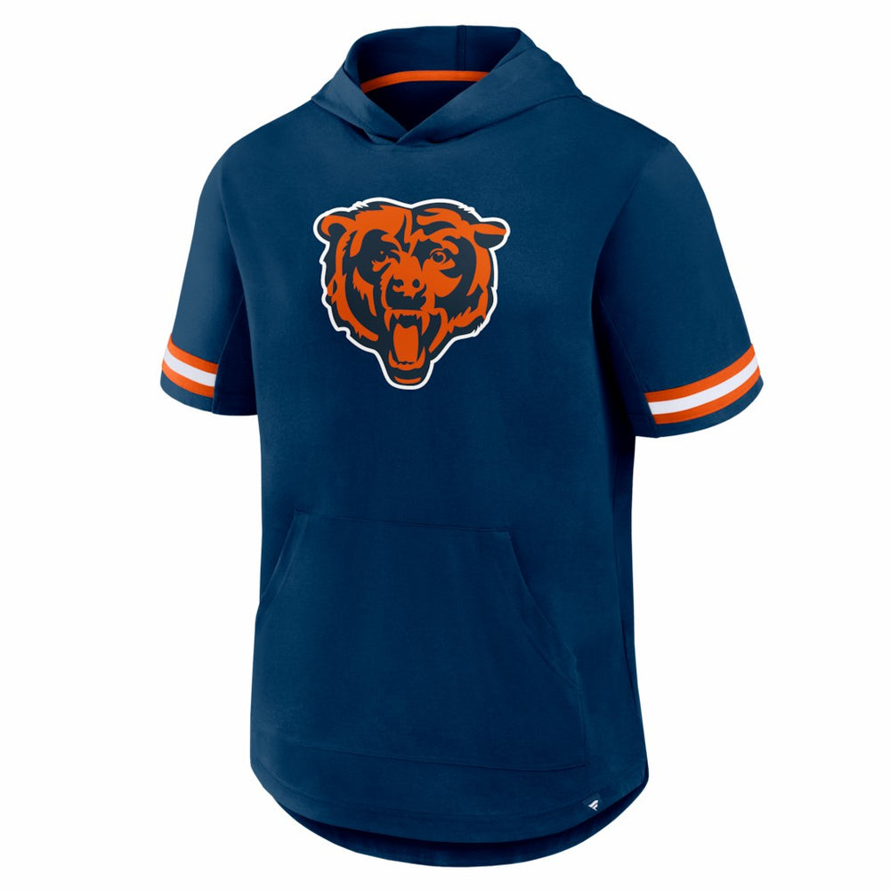 Chicago Bears Optimal Play Short Sleeve Hooded T-Shirt - Navy - Fanatics