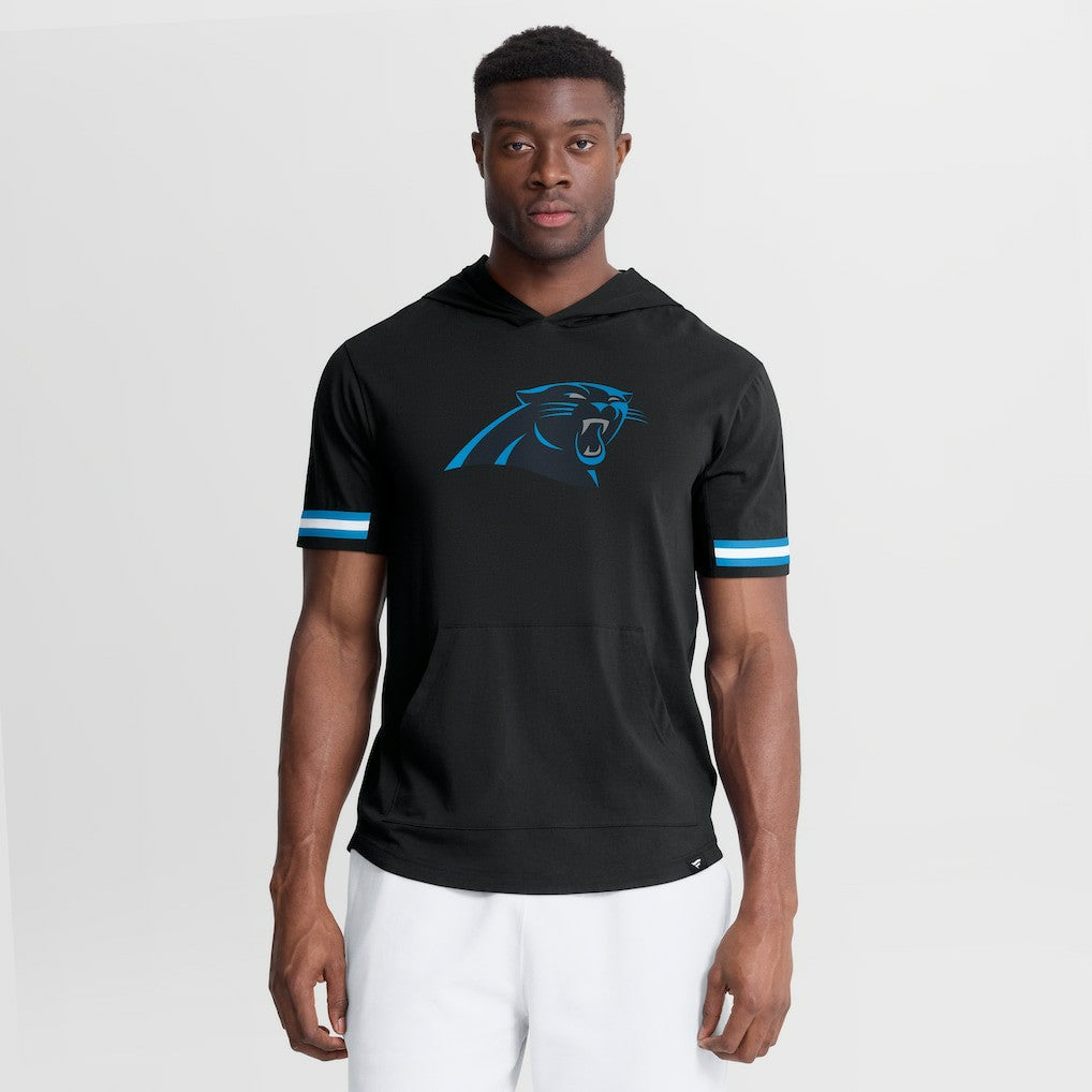 Carolina Panthers Optimal Play Short Sleeve Hooded T-Shirt - Black - Fanatics
