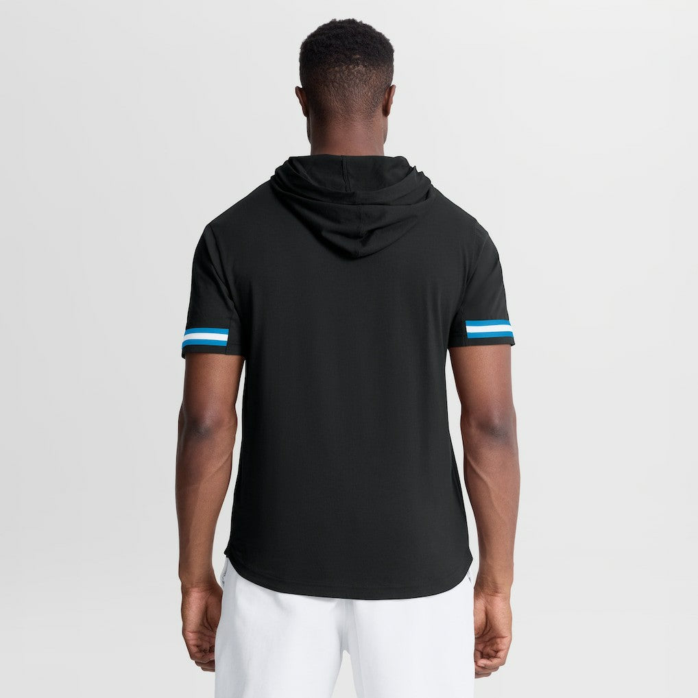 Carolina Panthers Optimal Play Short Sleeve Hooded T-Shirt - Black - Fanatics