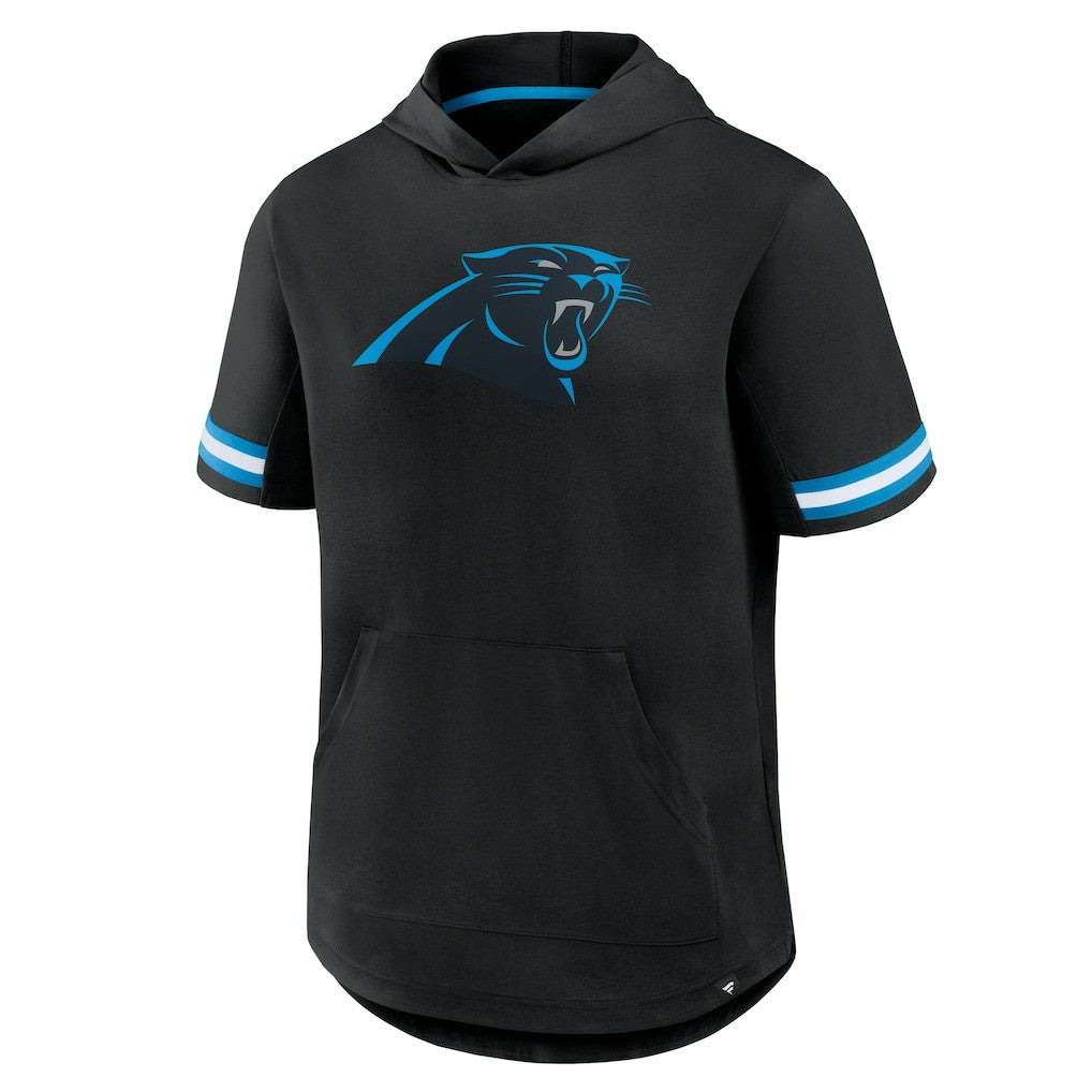 Carolina Panthers Optimal Play Short Sleeve Hooded T-Shirt - Black - Fanatics