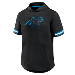 Carolina Panthers Optimal Play Short Sleeve Hooded T-Shirt - Black - Fanatics