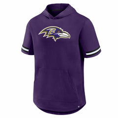 Baltimore Ravens Optimal Play Short Sleeve Hooded T-Shirt - Purple - Fanatics