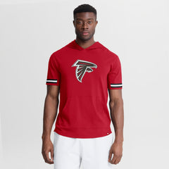 Atlanta Falcons Optimal Play Short Sleeve Hooded T-Shirt - Red - Fanatics
