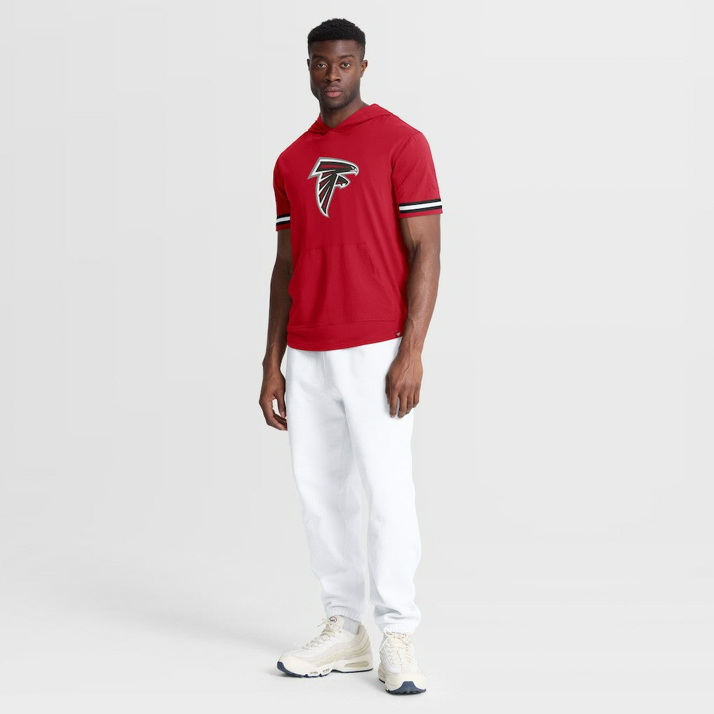 Atlanta Falcons Optimal Play Short Sleeve Hooded T-Shirt - Red - Fanatics