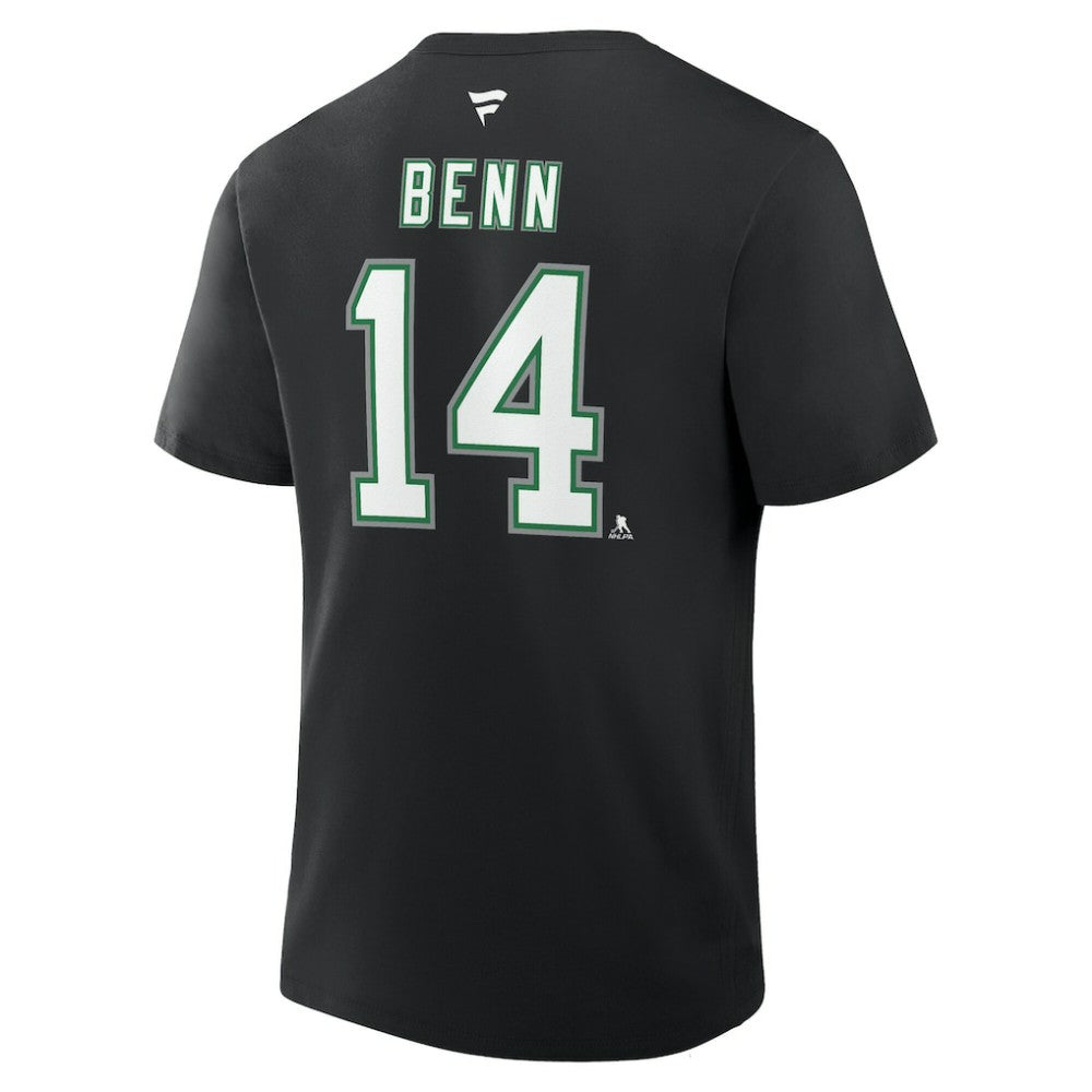 Jamie Benn Dallas Stars Fanatics Authentic Stack Name & Number T-Shirt - Black | Fanatics sale
