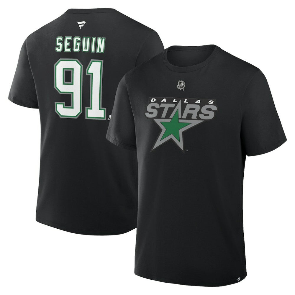 Tyler Seguin Dallas Stars Fanatics Authentic Stack Name & Number T-Shirt - Black | Fanatics Clearance