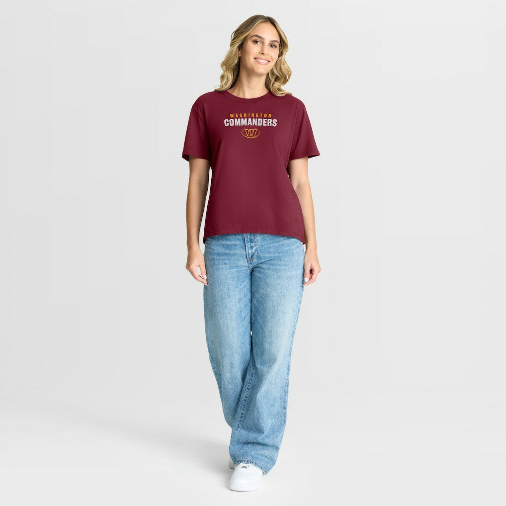 Washington Commanders Women's Fade Legacy T-Shirt - Burgundy - Fanatics