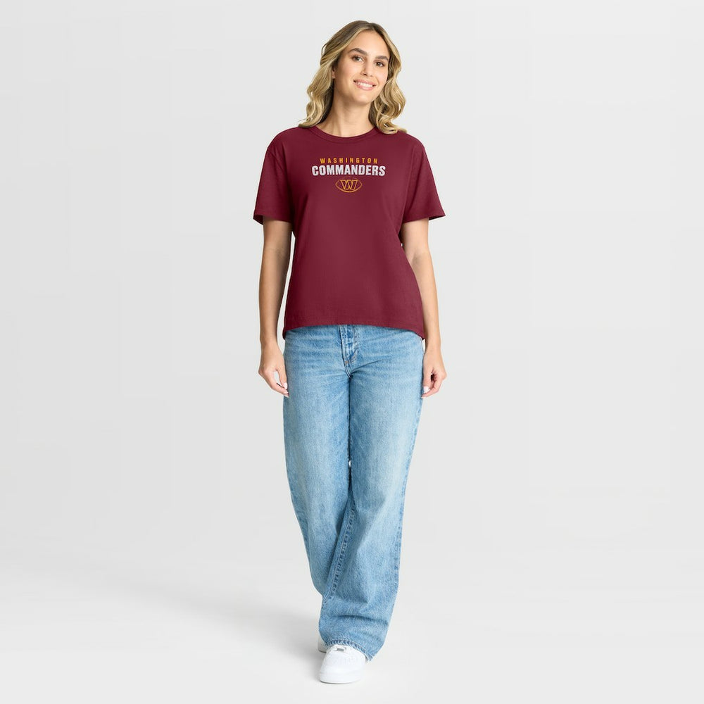 Washington Commanders Women's Fade Legacy T-Shirt - Burgundy - Fanatics