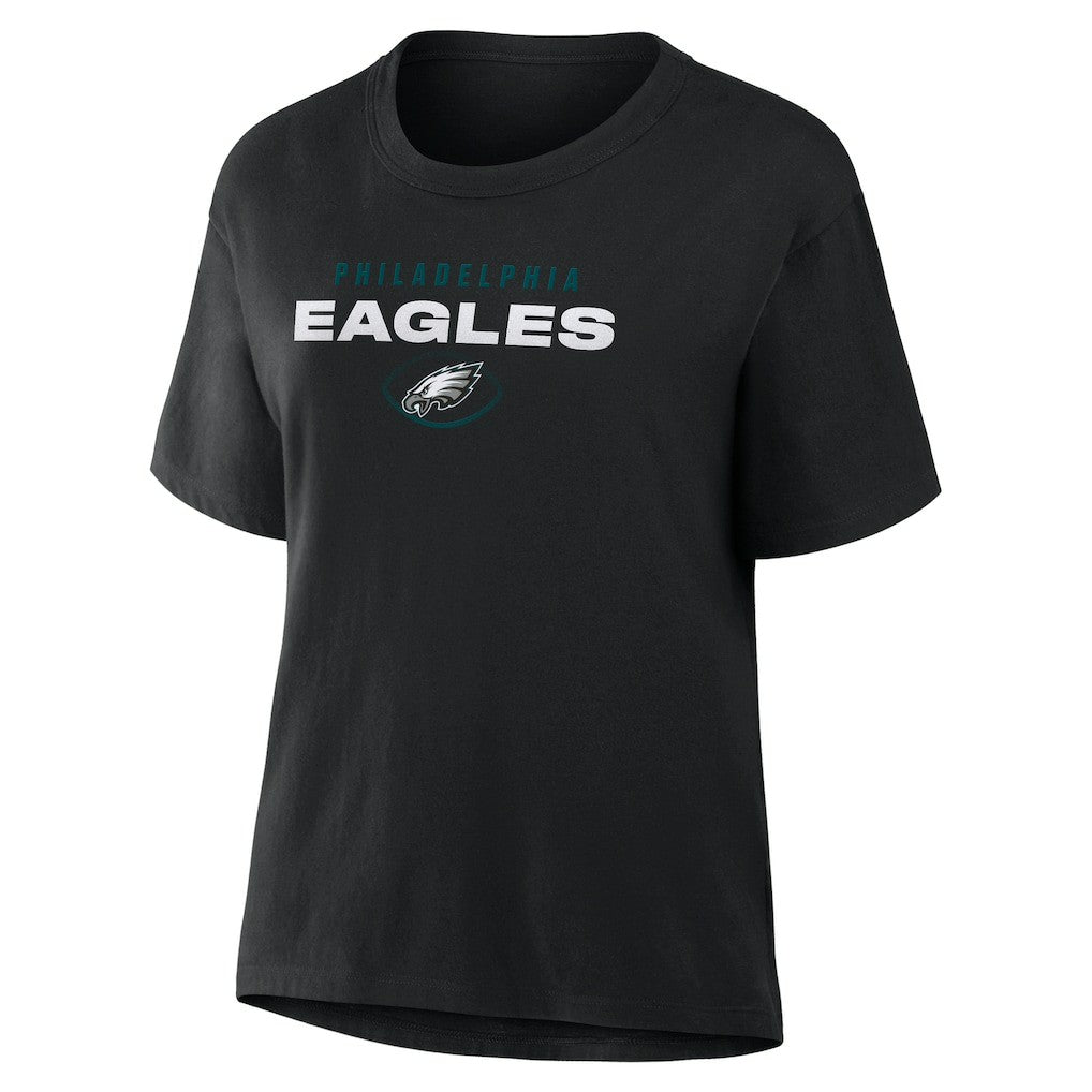 Philadelphia Eagles Women's Fade Legacy T-Shirt - Black - Fanatics