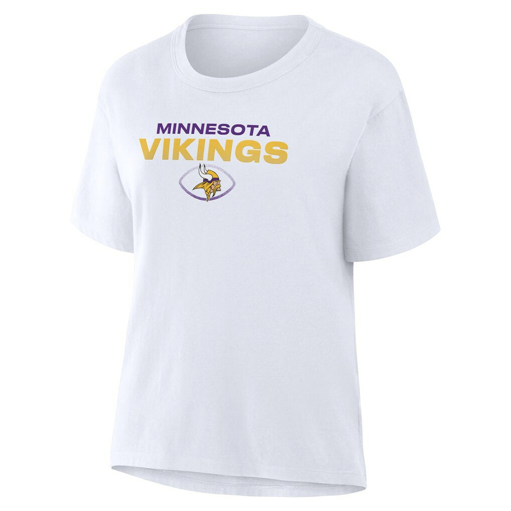 Minnesota Vikings Women's Fade Legacy T-Shirt - White - Fanatics