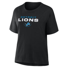 Detroit Lions Women's Fade Legacy T-Shirt - Black - Fanatics