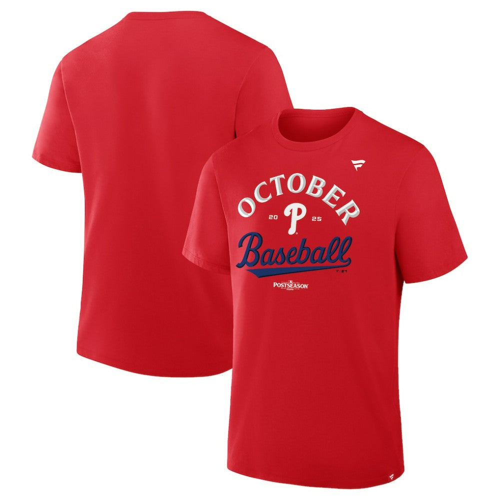 Philadelphia Phillies Fanatics 2025 MLB Postseason Locker Room T-Shirt for sale