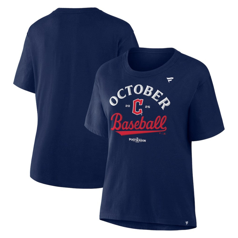 Cleveland Guardians  Women's 2025 MLB Postseason Locker Room T-Shirt Online